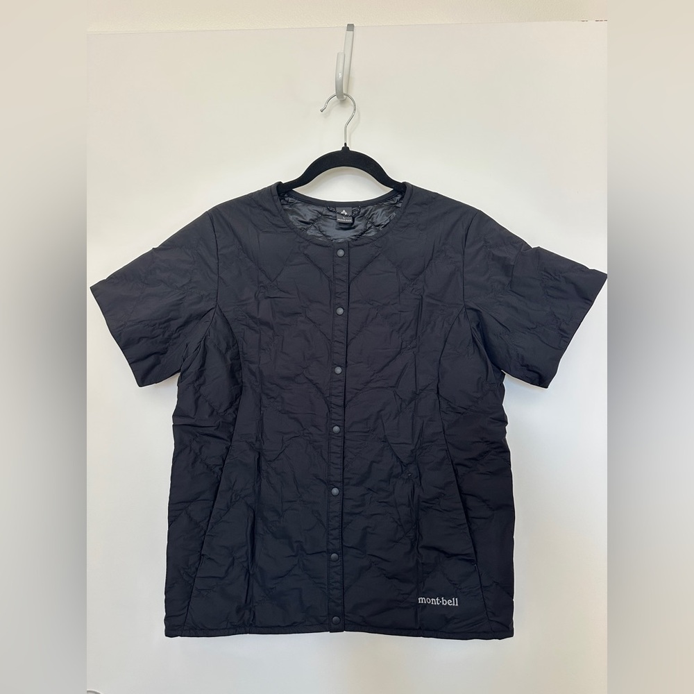 Mont-Bell Black Short Sleeve Down Jacket